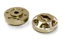 Alloy Drive Pin-to-6 Bolt Type Wheel Hub 9mm Thick for 1/10 Axial Crawler