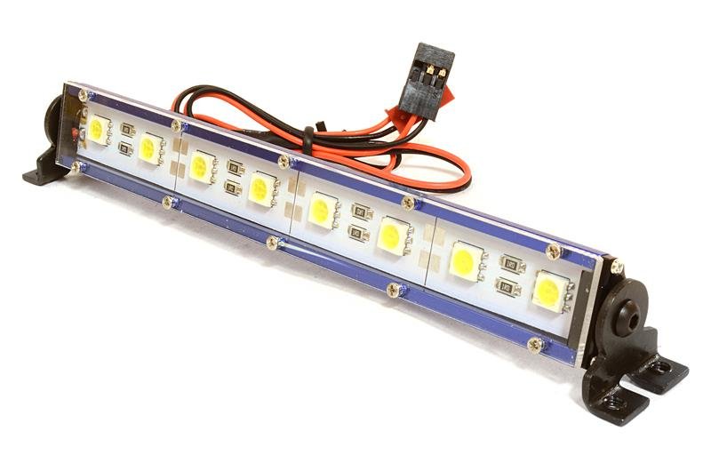 Realistic Roof Top SMD LED Light Bar 145x19x21mm for 1/10 Scale Crawler