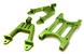 Billet Machined Rear Shock Mount & Cross Brace for SCX-10 Dingo, Jeep & Honcho