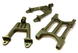 Billet Machined Rear Shock Mount & Cross Brace for SCX-10 Dingo, Jeep & Honcho