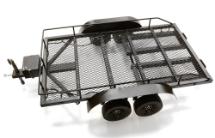 Machined Alloy Flatbed Dual Axle Car Trailer Kit for 1/10 Scale RC