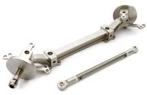 Billet Machined T4 Front Beam Axle w/Steering Setup for Custom 1/14 Semi-Tractor