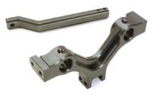 Billet Machined T2 Trailer Towing Hitch for Axial SCX-10 43mm Type Bumper Mount