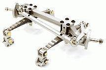 Billet Machined T4 Front Beam w/ Suspension Kit for Custom 1/14 Semi-Tractor