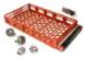 Realistic 1/10 Scale Alloy Luggage Tray 192x106x24mm with 4 LED Spot Light Set