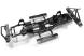Composite Ladder Frame Chassis Kit w/ Hop-up Combo for SCX-10, Dingo Honcho Jeep