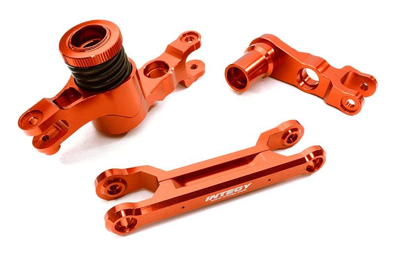 Integy RC Model Hop-ups C27196RED Billet Machined Differential Carrier Outer Case Housing for Traxxas X-Maxx 4X4