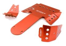Aluminum Alloy Skid Plate Set for Axial 1/10 RR10 Bomber 4WD