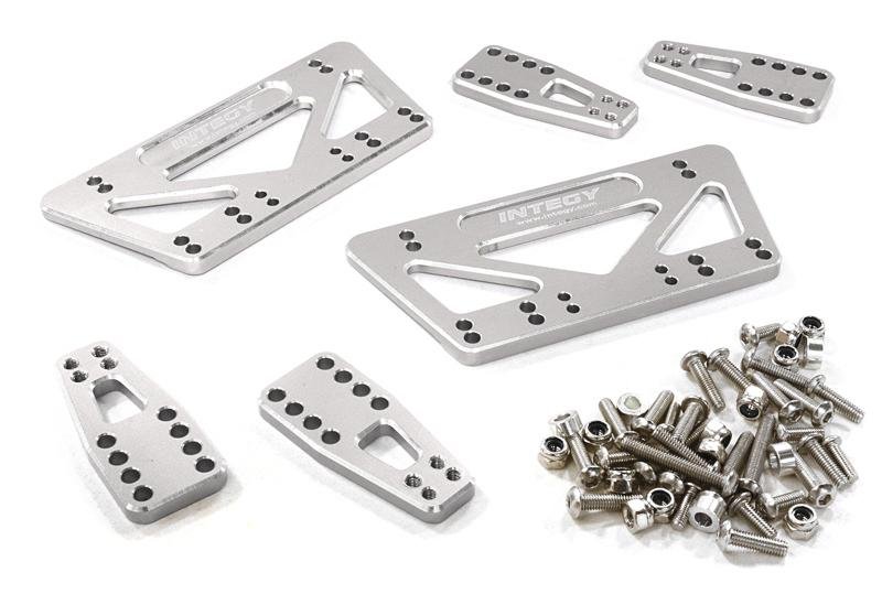 Alloy RC Refit Chassis Lift Plate Kit For 1:10 RC Axial SCX10 Crawler Accessory 