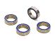 Blue Sealed 4pcs Ball Bearing 10x15x4mm for Axial 1/10 SCX-10 Scale Crawler