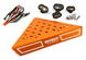 Roof Top Alloy Armor Protection Plate w/ Lights for 1/10 Scale Crawler (W=148mm)