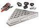 Roof Top Alloy Armor Protection Plate w/ Lights for 1/10 Scale Crawler (W=148mm)