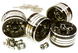 2.2x1.5-in. Machined High Mass Wheel (4) w/14mm Offset Hubs for 1/10 Crawler