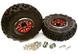 2.2x1.5-in. High Mass Alloy Wheel, Tires & 14mm Offset Hubs for 1/10 Crawler