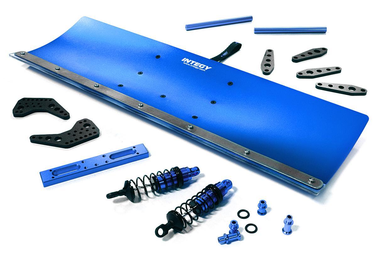 Alloy Machined Snowplow Kit for Traxxas 1/10 Scale Summit 4WD for R/C or RC  - Team Integy