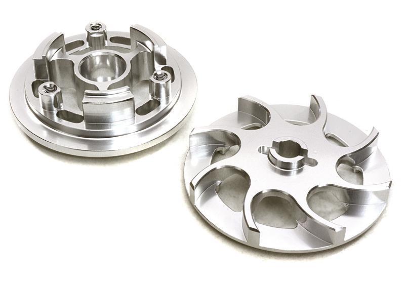 C27074SILVER Billet Machined Slipper Pressure Plate and Hub for Traxxas X-Maxx