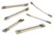 Stainless Steel Linkage Set w/ Alloy Rod Ends for Axial 1/10 SCX10 II #90046-47