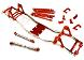 Alloy Ladder Frame Chassis Kit w/ Hop-up Combo for SCX-10, Dingo, Honcho & Jeep