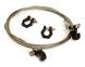 Realistic Steel Tow Cable & Tow Hooks w/ Bow Shackle for 1/10 Off-Road Crawler