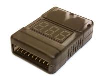 LiPo/Li-io/LiMn/Li-Fe Voltage Checker 1-8S + Low Voltage Warning Buzzer