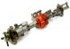 Billet Machined Complete Front Axle Assembly w/Internals for 1/10 SCX10 II 90046