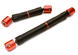 Red Black Machined Center Drive Shafts for Axial SCX10 II 1/10 LCG Upgrade