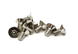 Steel 4 x 8mm Countersunk Hex Screw (10) RC Hardware