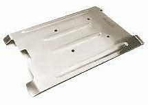 Stainless Steel (Raw) Center Skid Plate for Traxxas 1/10 E-Revo (-2017) & Summit