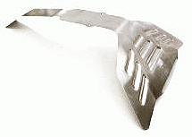 Stainless Steel (Raw) Front Skid Plate for Traxxas 1/10 E-Revo (-2017) & Summit