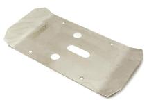 Stainless Steel (Raw) Center Skid Plate for Traxxas 1/10 E-Maxx