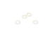 Plastic 3.5x6.8mm Washer Spacer 1.2mm Thickness (4pcs)