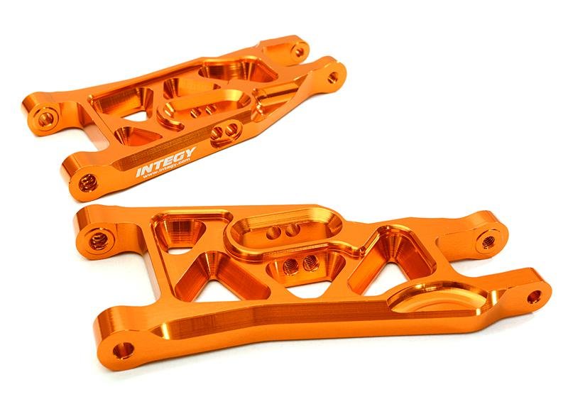 INTEGY RC C27635ORANGE Alloy F Shock Tower for Traxxas 1/10 Bigfoot 2WD Truck 
