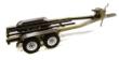 Machined Alloy Dual Axle Boat Trailer Kit for 1/10 Scale RC 670x190x160mm