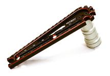 Multipurpose Gauge & Hex Socket Wrench for 17mm Hex Wheel Nut