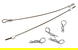 Secured Body Clip (4) with 120mm Retainer Link for 1/10 On-Road
