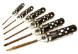 Precision Tool #0 #1 #2 Phillips Head(6) Driver Set with Shank OD (3.0-to-5.8mm)