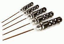 Precision Tool Allen Hex Ball Type(5)Wrench Set 2.0, 2.5, 3.0mm & 5/64 3/32 Size