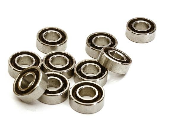 Metal Rubber Sealed Ball Bearing BLUE F103GT Chassis For Tamiya F-103GT 