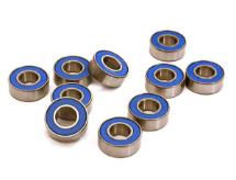 Low Friction Blue Rubber Sealed Ball Bearings (10) 5x11x4mm for RC Vehicles