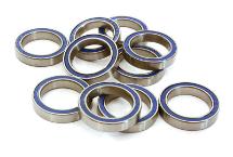 Low Friction Blue Rubber Sealed Ball Bearings (10) 15x21x4mm for RC Vehicles