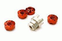 Realistic Billet Machined M4 Size Wheel Nut for Traxxas 1/10