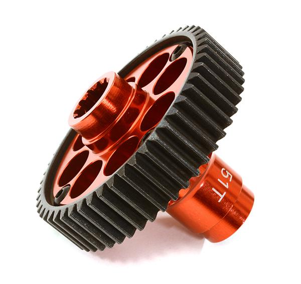 Machined Metal Transmission Output Gear 51T for Traxxas X-Maxx 4X4