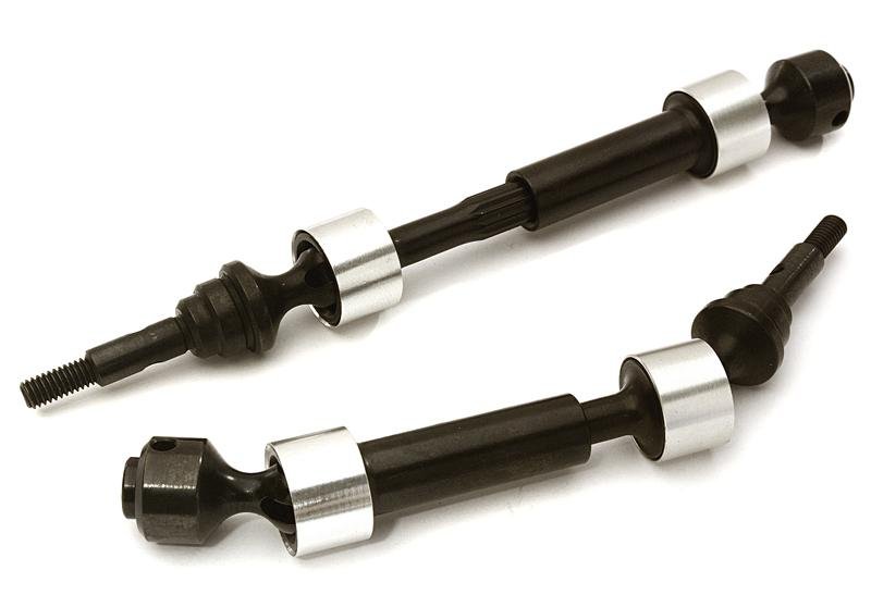 Dual Joint Telescopic Front Drive Shafts for TRX 1/10 Stampede 4X4 & Slash 4X4 