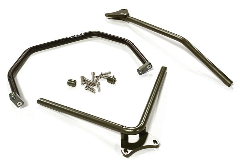 Machined Aluminum Alloy Inner Roll Cage for Traxxas 1/10 Slash 4X4 non-LCG( 6808) for R/C or RC - Team Integy