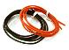 Flexible 22 AWG Gauge Silicone Wire 1m Set, 39in Black 39in Red