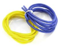 Flexible 16 AWG Gauge Silicone Wire 1m Set, 39in Blue 39in Yellow