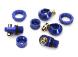 Billet Machined Anodized Shock Parts for Traxxas TRX-4 Scale & Trailer Crawler
