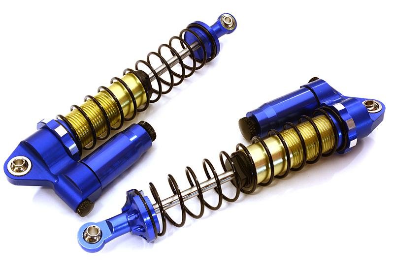 RCLions RC Piggyback 100mm Shock Absorber Dual Spring for 1/10 RC Crawler Car SCX10 D90