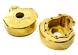 CNC Machined Brass 76g Portal Cover (2) for Traxxas TRX-4 Scale & Trail Crawler