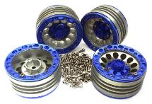 Billet Machined 1.9 Alloy Wheels for Traxxas TRX-4 Scale & Trail Crawler